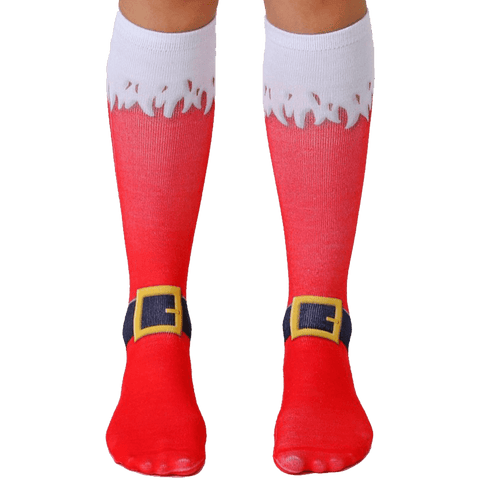 Funny Christmas Socks Let's Get Elfed Up Christmas Elf Socks Christmas Gag  Gifts Novelty Crew Socks