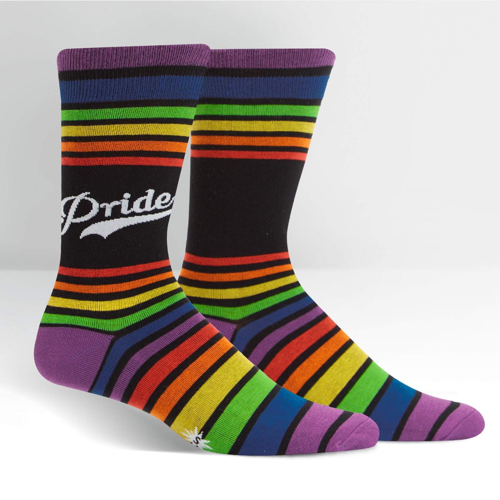 Team Pride Socks Men S Crew Sock Black