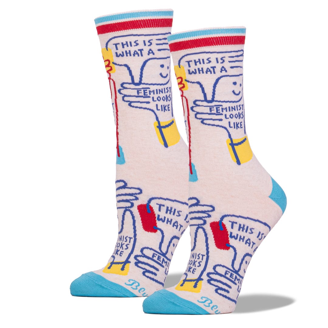 This Is What A Feminist Looks Like Socks -- Crew Socks for Women - John ...