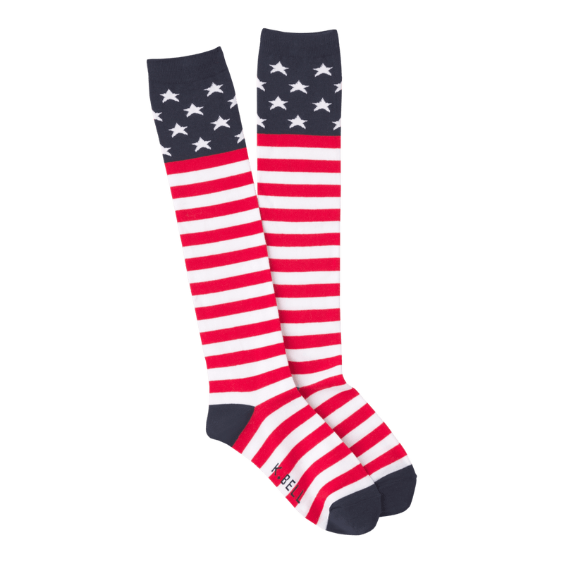 American Flag Sock Women's Knee High Sock