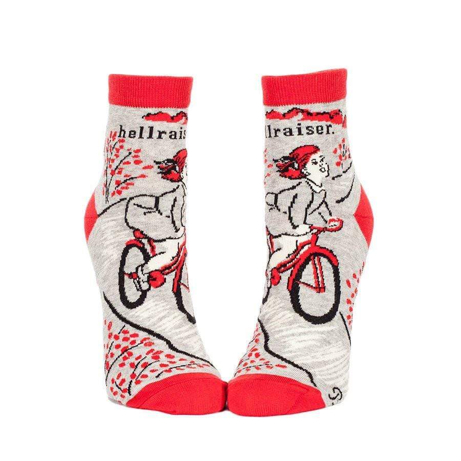 womens red ankle socks