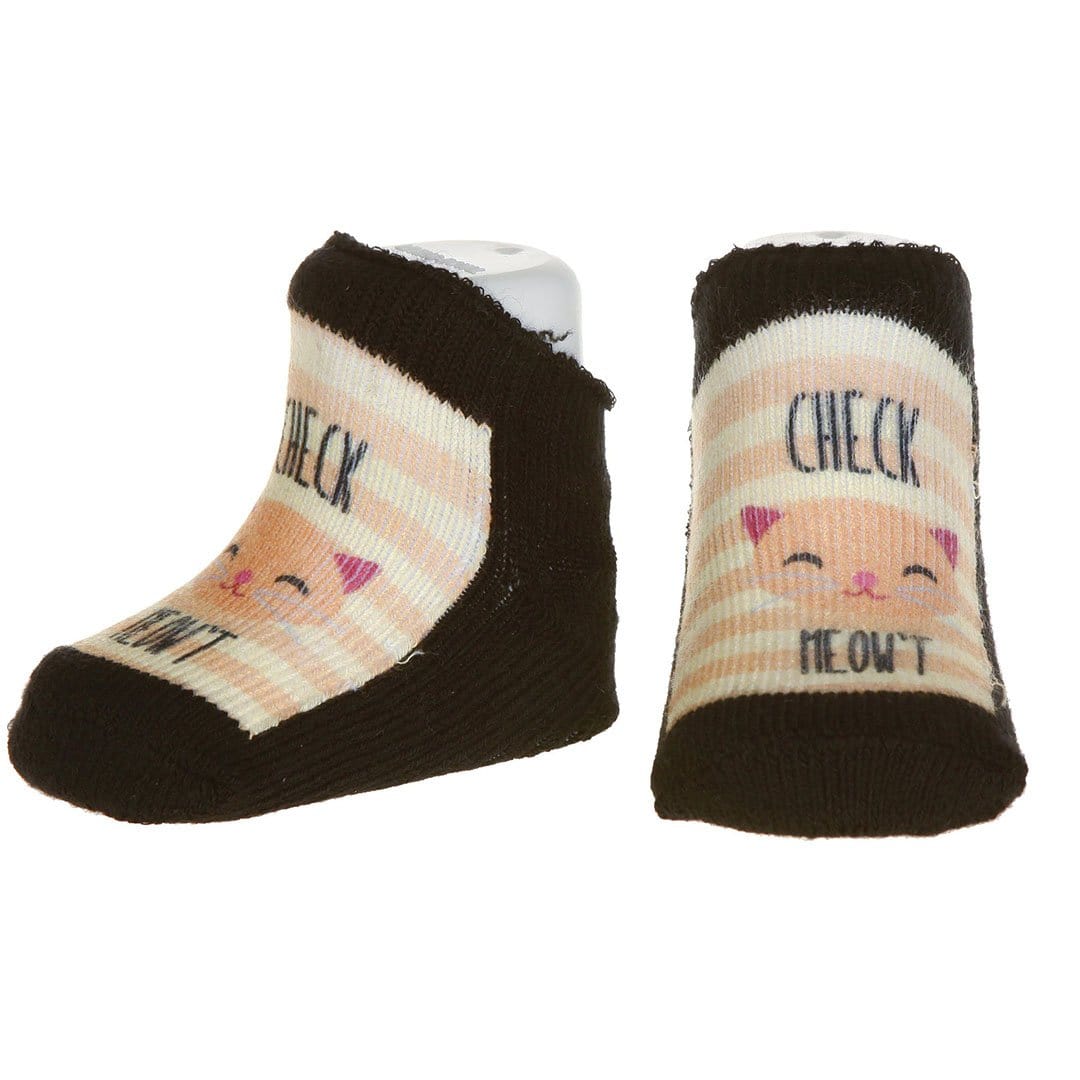 Baby Socks Check Meow't Sock0-6 Months