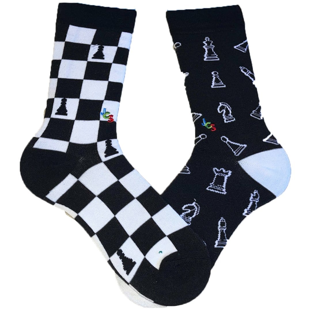 Image of Mismatched Chess Crew Socks