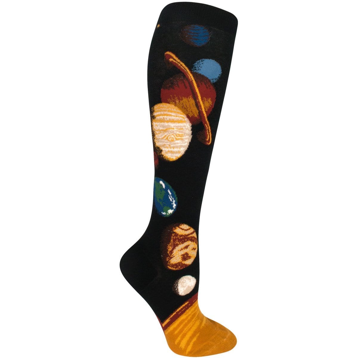 Solar System Socks -- Knee High Socks for Women - John's Crazy Socks