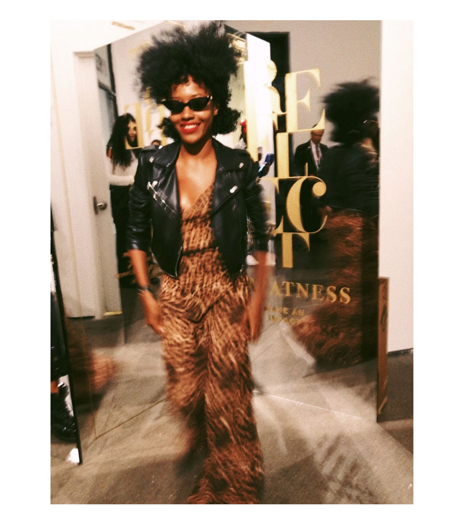 Kamara Williams | The Vetiver Collection | Leopard Slip Dress | NYFW