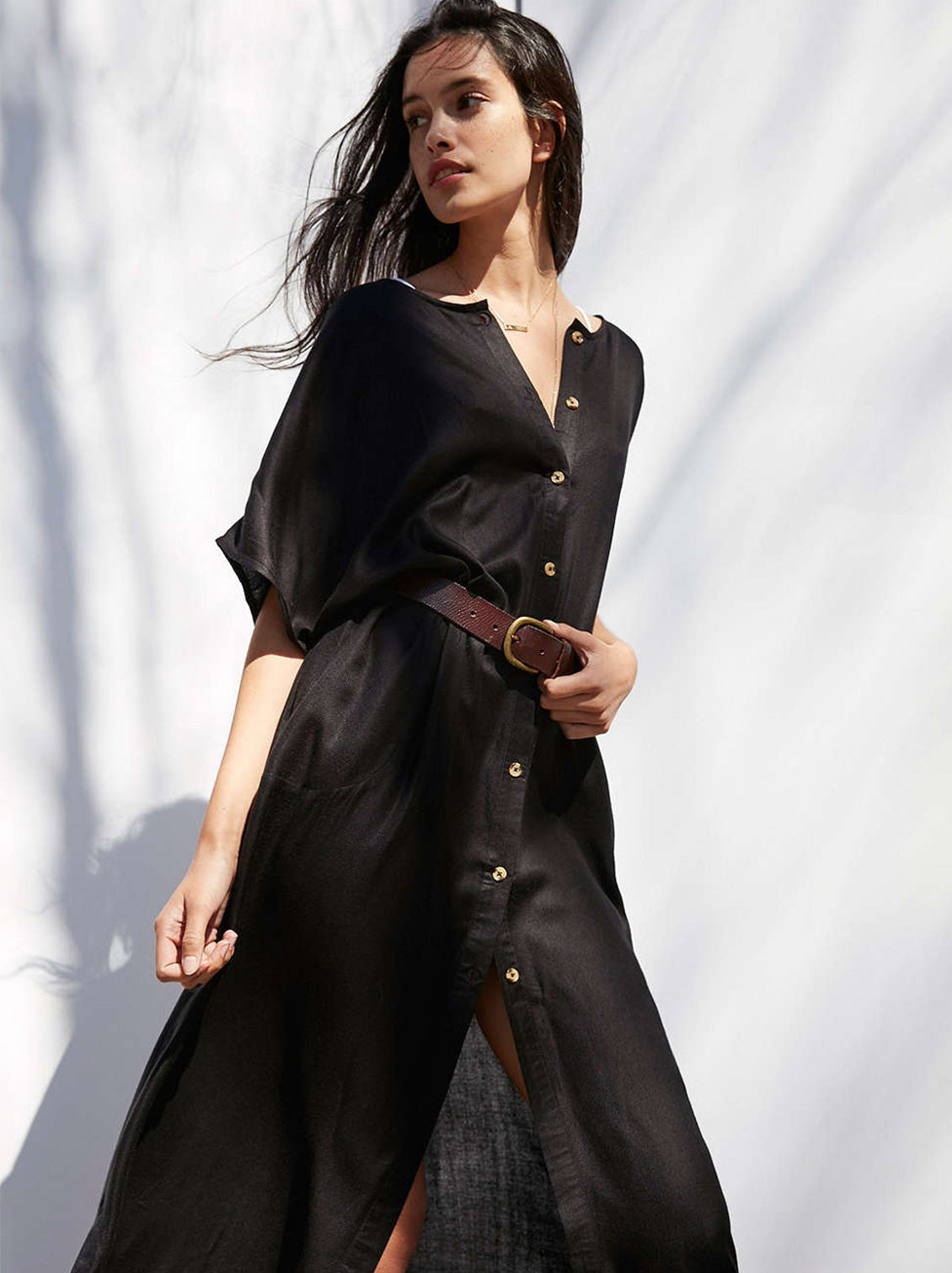 The Vetiver Collection | Twill Patti Shirt Dress