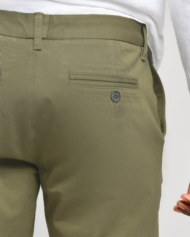 Olive Green Tech Chinos#N##N#– TAYLRD