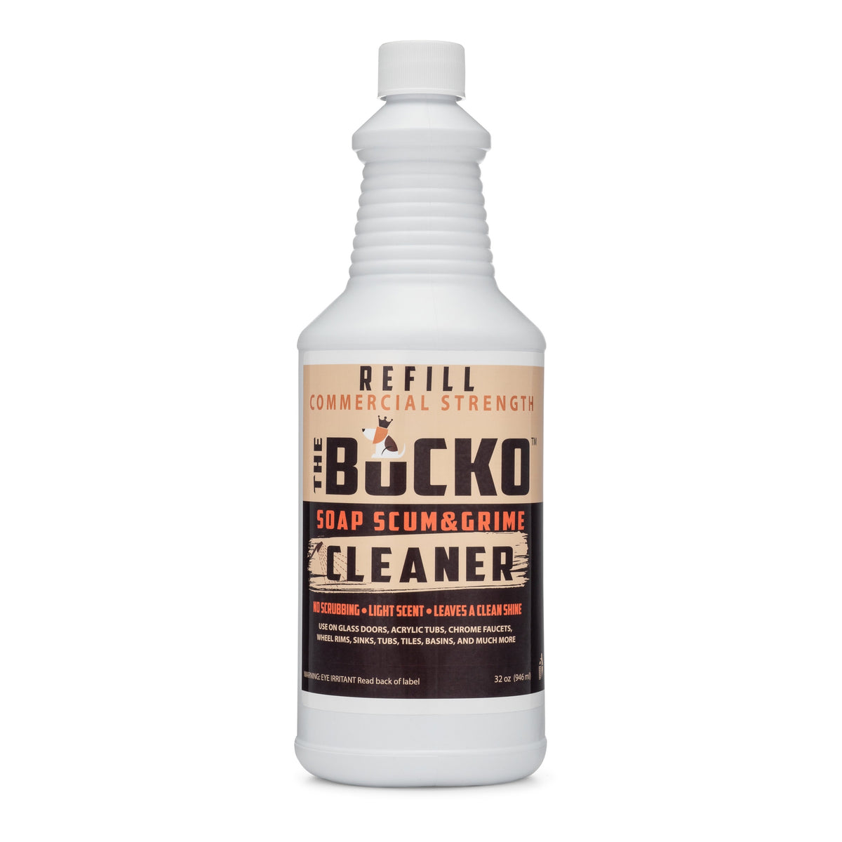 THE BUCKO SOAP SCUM AND GRIME CLEANER-26 OZ REFILL BOTTLE