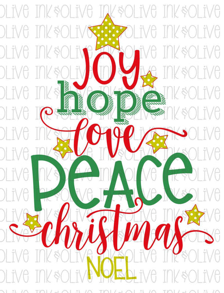 Download Christmas Tree Word Art Sublimation Transfer - The SVG Corner