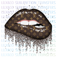 LV Dripping Lips Sublimation Transfer – Lux & Co