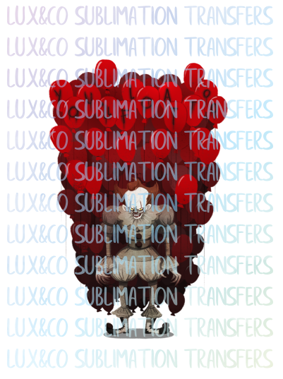 Download Pennywise IT Clown Sublimation Transfer - The SVG Corner