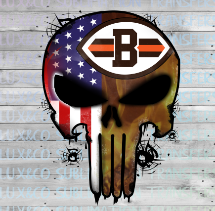 cleveland browns punisher shirt