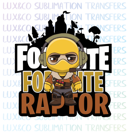 Fortnite Raptor Svg Fortnite Raptor Sublimation Transfer Lux Co
