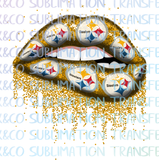 Download Sale Pittsburgh Steelers Football Dripping Lips Sublimation Tran Lux Co