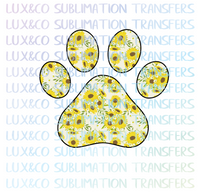 Free Free 85 Sunflower Paw Print Svg Free SVG PNG EPS DXF File