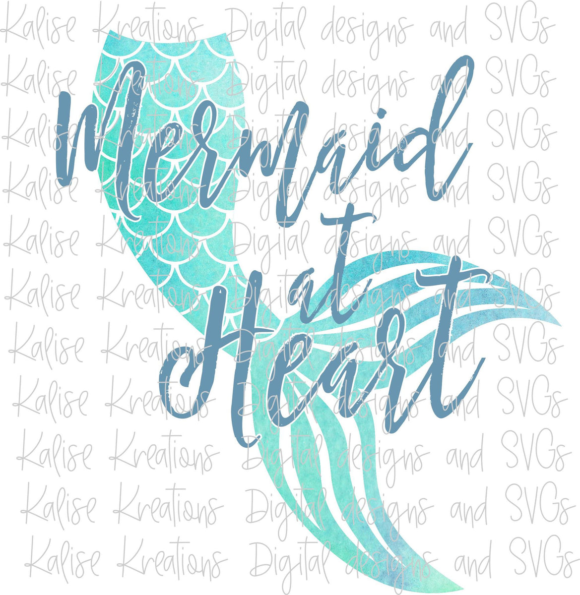 Download Mermaid at Heart Sublimation Transfer - The SVG Corner