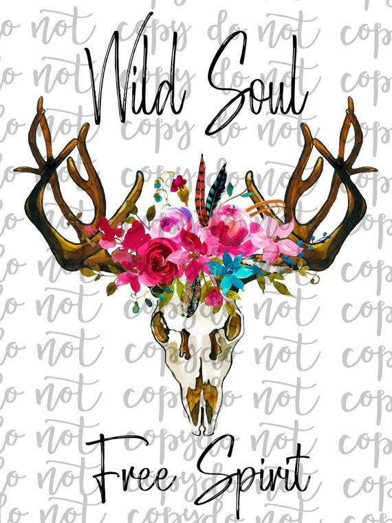 Download Wild Soul Free Spirit Sublimation Transfer Waterslide - The SVG Corner