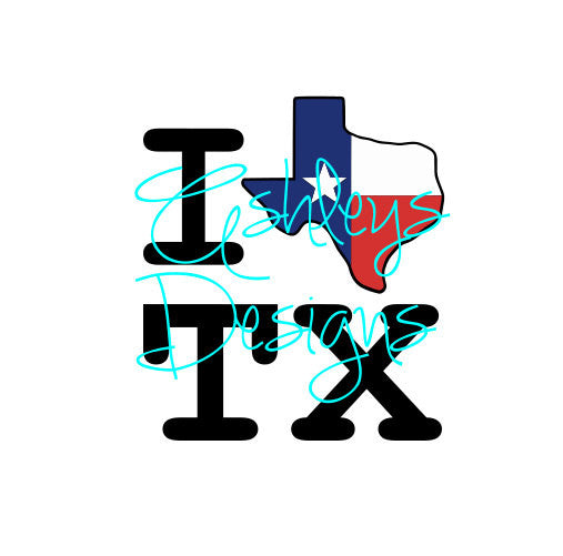 Download I Love Texas Flag Svg File Lux Co