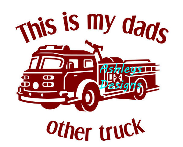 This is my dads other truck Fireman Firetruck Firefighter ...