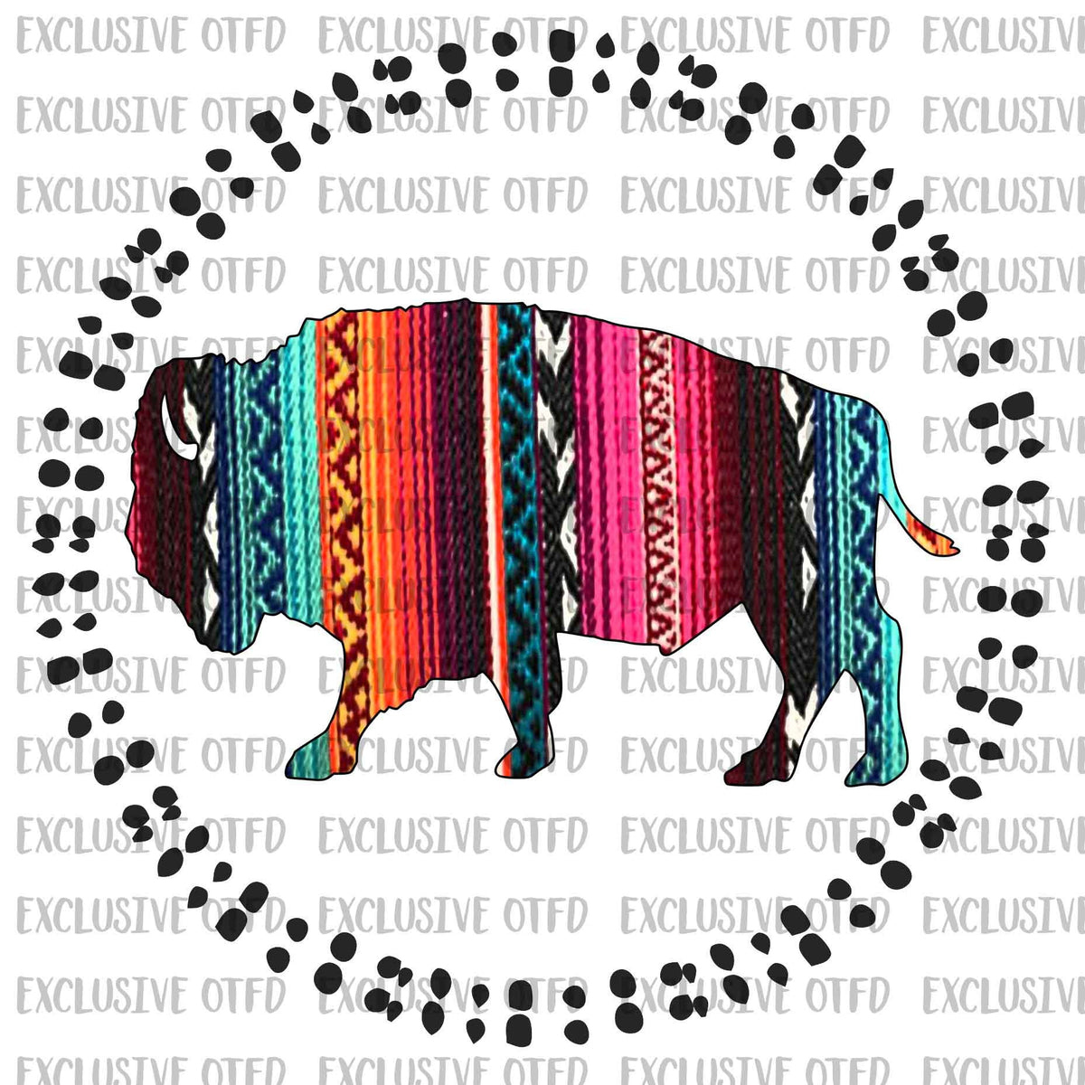 Download Tribal Buffalo Sublimation Transfer - Lux & Co