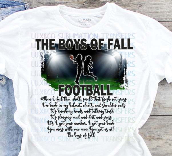 Download Boys of Fall Football Sublimation Transfer - The SVG Corner