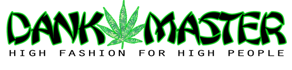 Dank Master logo banner 420 Apparel weed clothing, marijuana fashion, cannabis shoes, hoodies, pot leaf shirts and hats for stoner men and women.