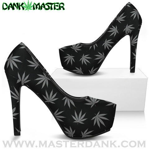 Dank Master high heels 420 Apparel weed clothing, marijuana fashion, cannabis shoes, hoodies, pot leaf shirts and hats for stoner men and women.