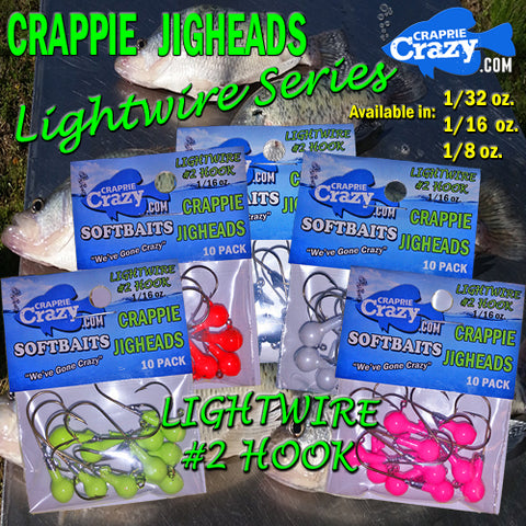 Crappie Lightwire Series Jigheads