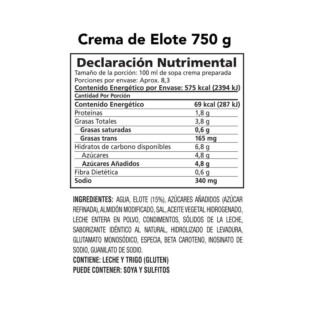 Crema de Elote Campbell's 4 pzas de 750g