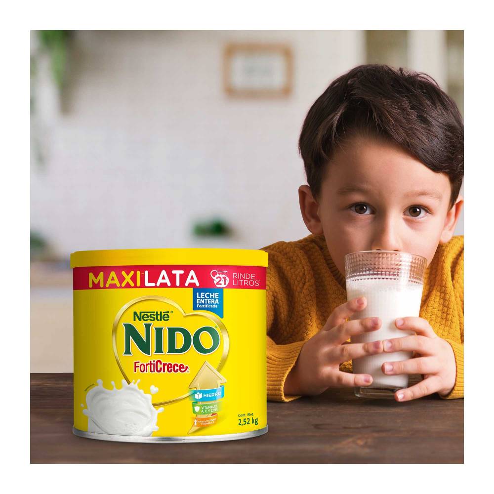 Leche en Polvo Nido FortiCrece 2.52 kg +Crayones