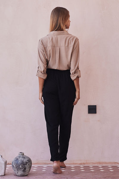 Evelyn Long Pants / Black