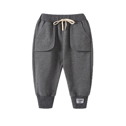  119205 DARK GRAY Celana  Training  Jogger  Anak Sporty 