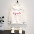 [119326] - Atasan Sweater Hoodie Import Style Santai Anak - Motif Front Alphabet