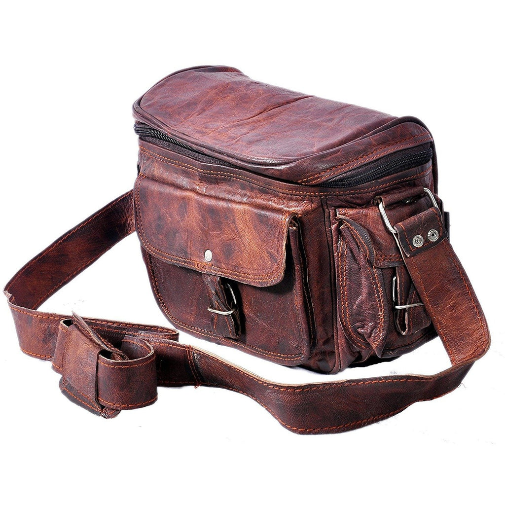 leather camera pouch