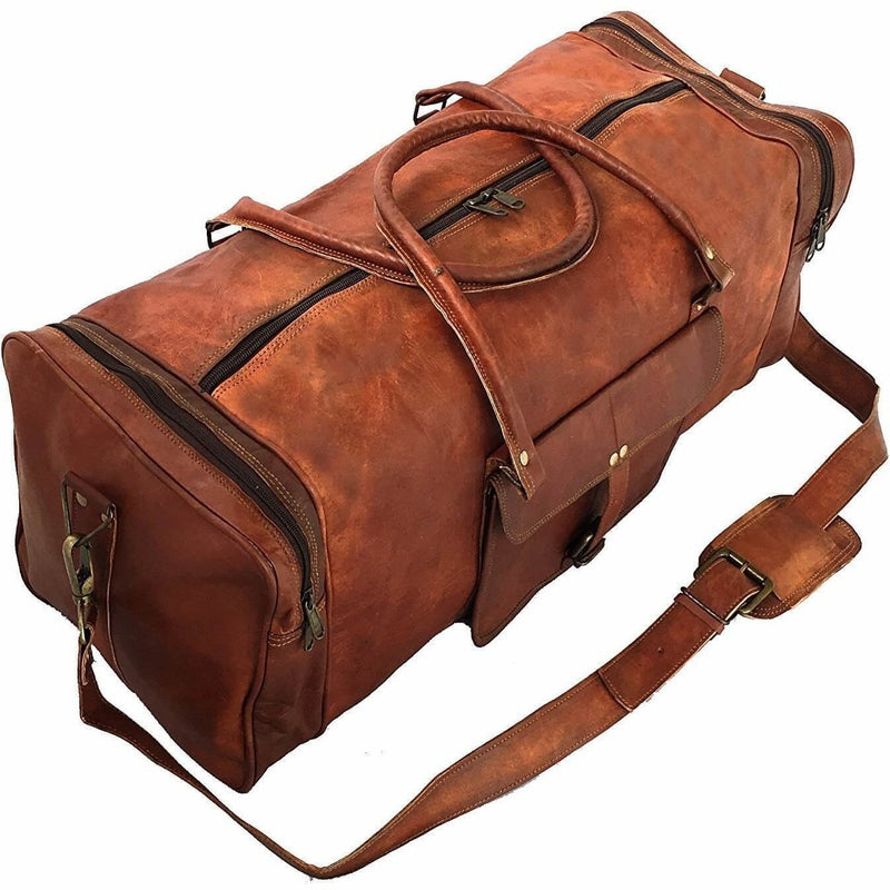 Casual Vintage Leather Duffle Bag | Leather Bags Gallery