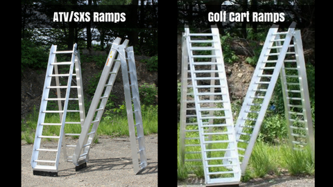 ATV vs. Golf Cart Loading Ramp Rungs