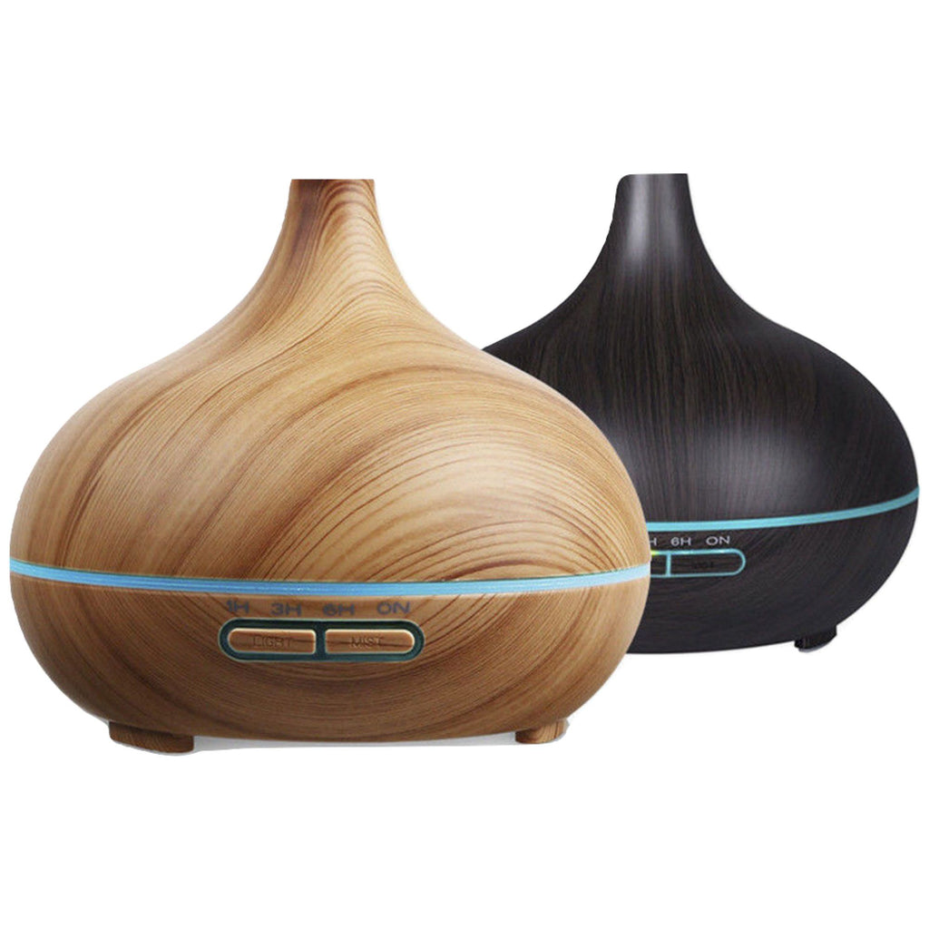 300 ml Essential Oil Diffuser With Dark and Light Wood Grain Oneself