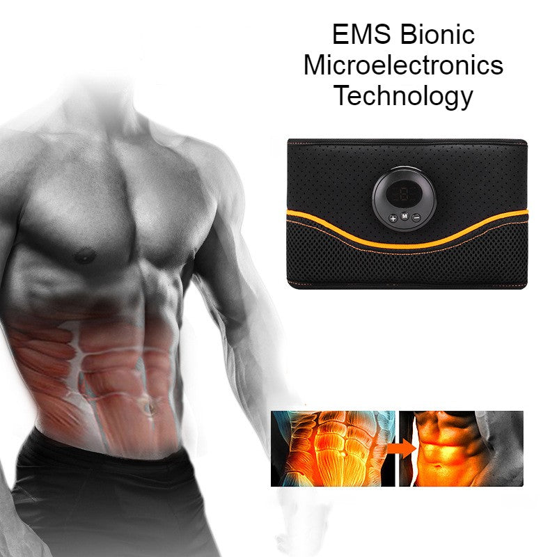 MASTOGO Electronic Abs Toning Training Belt - 9 Modes Pulse Abdominal  Stomach Machine EMS Waist Trimmer Equipment Ab Fitness Workout Stimulator  for Men Women Belly Arm Leg Muscle Pain Relief Device