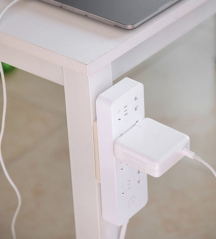 Power Strip Wall Mount, with Two Ways of Installation, Flexible Slide ...