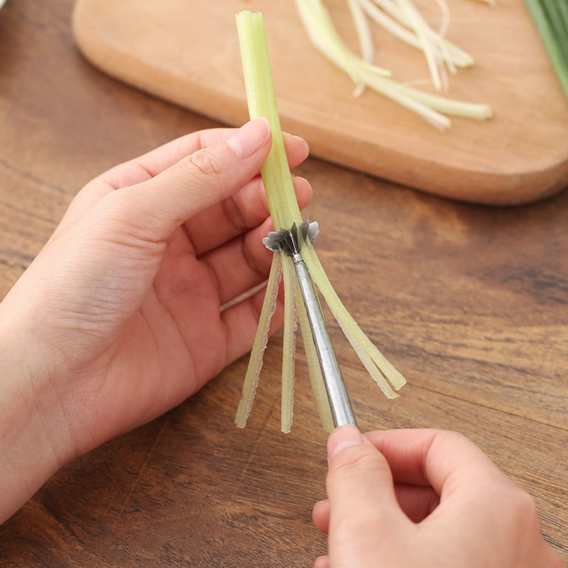 Green Onion Slicer/Shredder, Easy-to-use, Reusable & Efficient