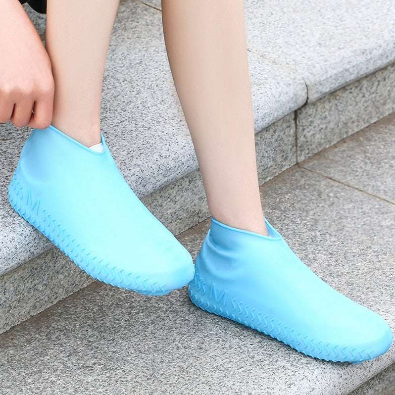 Reusable Waterproof Silicone Shoe Cover, with Non-Slip Sole Pattern, f ...