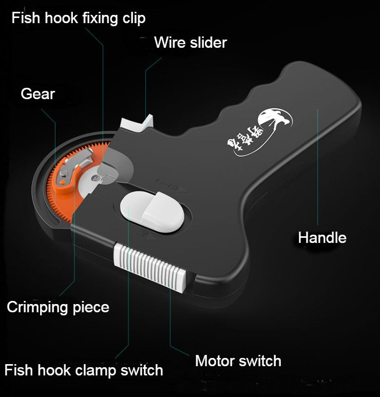 Rechargeable Electric Automatic Fishing Hook Tier, with Stable and Sil –  GizModern