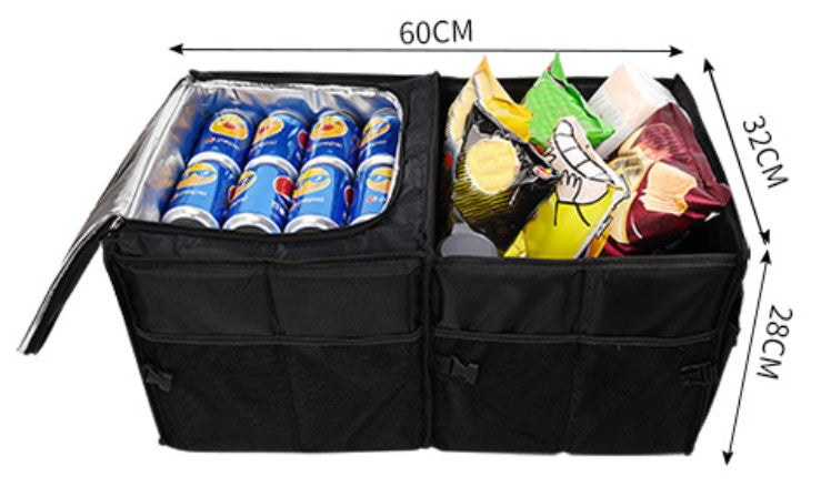 Multifunctional Foldable Car Trunk Storage Box, with 50L Large Capacit ...