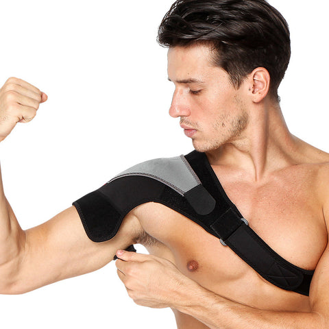 Adjustable & Breathable Sports Single Shoulder Support Bandage, For Me ...