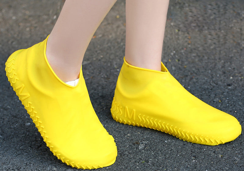 Reusable Waterproof Silicone Shoe Cover, with Non-Slip Sole Pattern, f ...