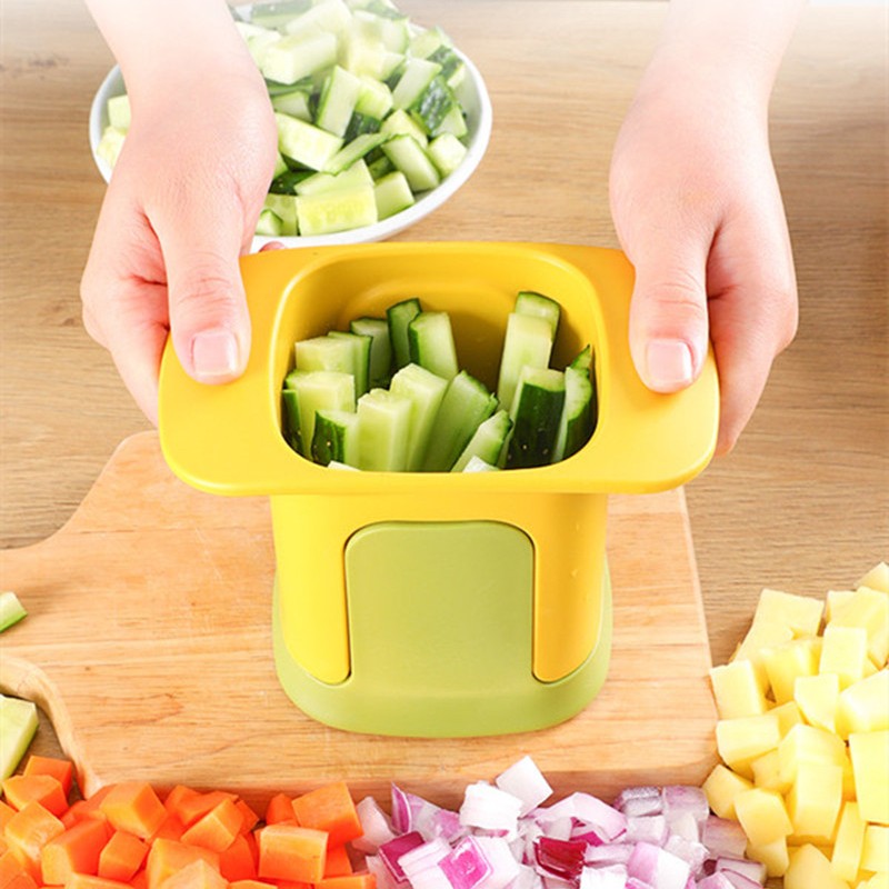 2-in-1 Manual Vegetable Chopper, with Chopping & Shredding Mode, for Q –  GizModern