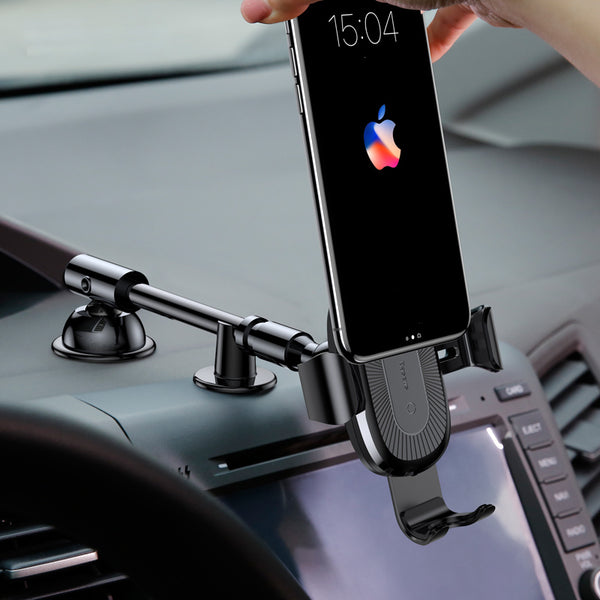 All-in-one Wireless Charger Car Mount with Longer Arm - Closer, Cleare ...