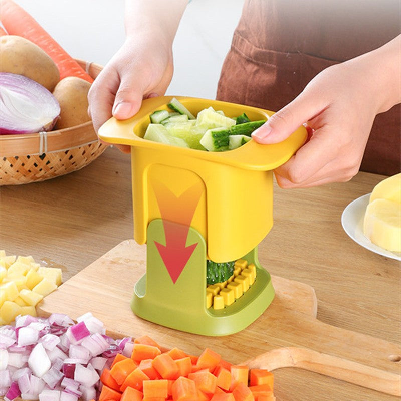  Vegetable Cutter - Manual Vegetable Chopper - Portable