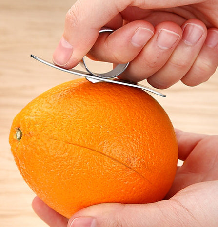 1pc Stainless Steel Citrus Peeler, Grapefruit Knife, Orange Opener
