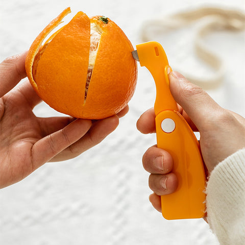 Yiexson Portable Multi-Function Snail Finger Orange Peeler Orange